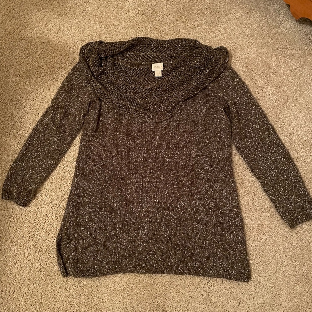 Chico’s cowl neck sweater